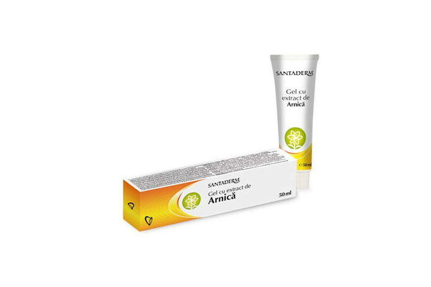Gel cu extract de arnica Santaderm, 50 ml, Viva Pharma