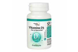 Vitamina D3 5000 UI Zinc si Quercetina, 30 comprimate, Dacia Plant