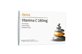 Vitamina C 180mg, 10 comprimate, Alevia