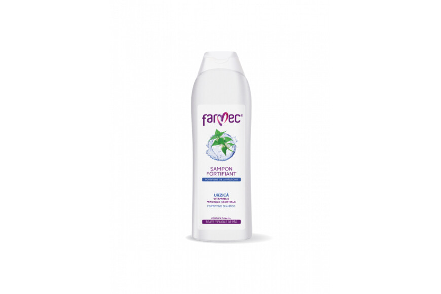 Șampon Fortifiant cu Urzică și Vitamina E 400ml, Farmec
