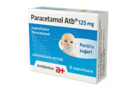 Paracetamol 125mg, 6 Supozitoare, Antibiotice Iasi