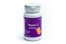 Vitamina C cu aroma de Portocale, 500 mg, 20 comprimate, Pharmex