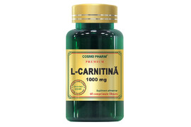L-carnitina, 1000 mg, 60 tablete, Cosmopharm