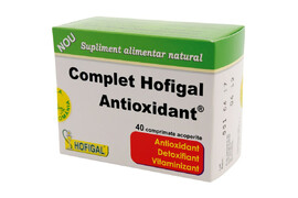 Complet antioxidant, 40 comprimate, Hofigal