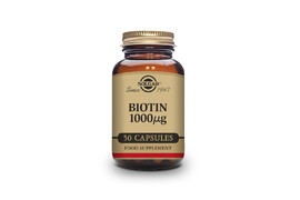 Biotin 1000 ug, 50 capsule, Solgar