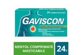Gaviscon Mentol, 24 comprimate masticabile, Reckitt Benckiser