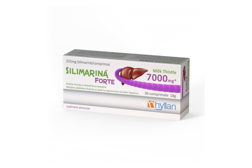 Silimarina Forte 7000 Mg, 30 Comprimate,  Hyllan