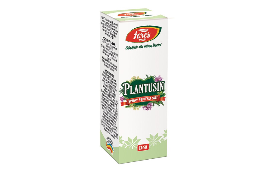 Plantusin Spray pentru gat , 20 ml, Fares