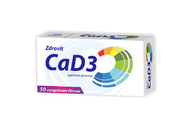 Calciu cu vitamina D3, 50 comprimate, Zdrovit