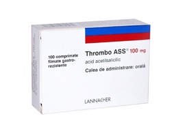 Thrombo Ass 100 mg, 100 comprimate,  Lannacher Heilmittel Gmbh