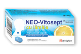 NEO-Vitosept cu lămâie, 20 comprimate, Slavia Pharm