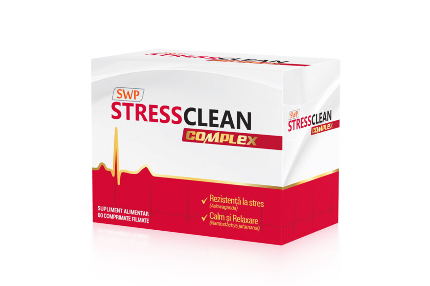 Stressclean Complex Swp, 60 Comprimate, Sunwave
