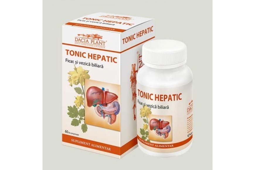 Tonic hepatic, 60 comprimate, Dacia Plant 