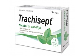 Trachisept mentol si eucalipt, 16 comprimate, Ozone Laboratories 