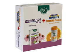 Imunitate Vitamina C, 30 comprimate + Immunilflor Urto, 30 capsule, ESI