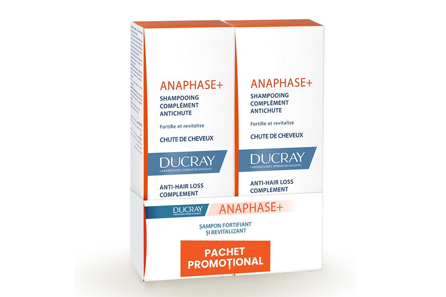 Sampon revitaliant si fortifiant Anaphase, pachet 200 ml + 200 ml, Ducray