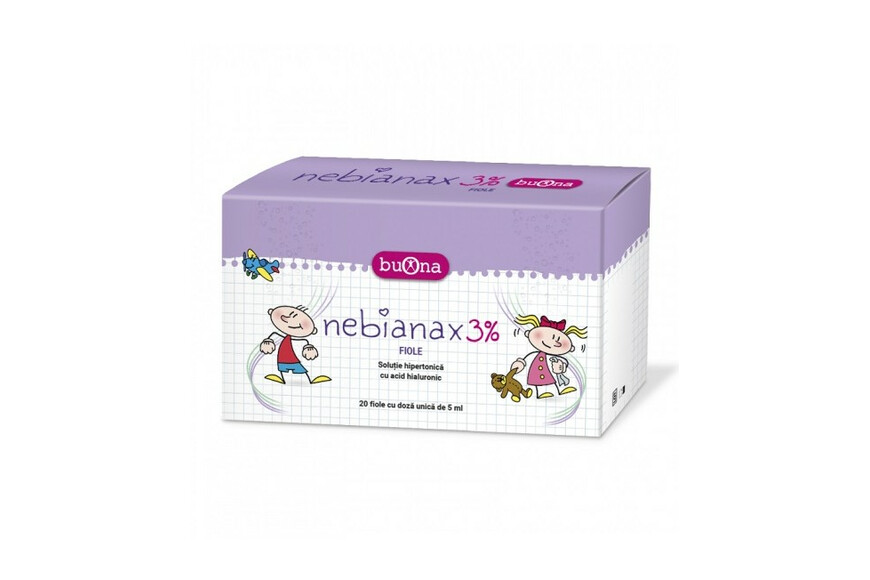 Nebianax 3%, 20 fiole x 5 ml, Nebianax