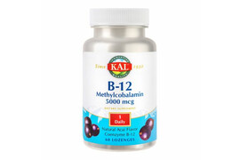 Vitamina B12 Methylcobalamin Kal, 5000 mcg, 60 comprimate, Secom