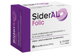 Sideral Folic, 20 plicuri, Solacium Pharma