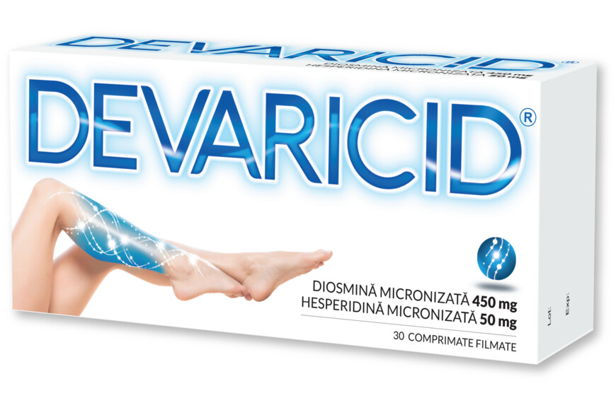 Devaricid, 450 mg/50 mg, 30 comprimate filmate, Biofarm