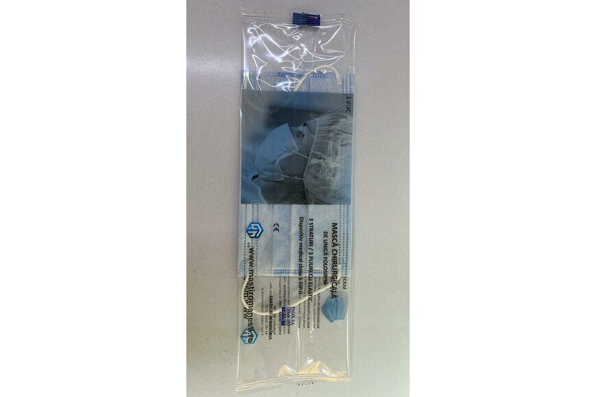 Masca Chirurgicala pentru Adulti 1 Bucata Inox Sa