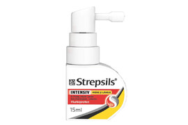Strepsils Intensiv spray cu miere si lamaie, 8,75mg/doza, 15 ml, Reckitt Benckiser
