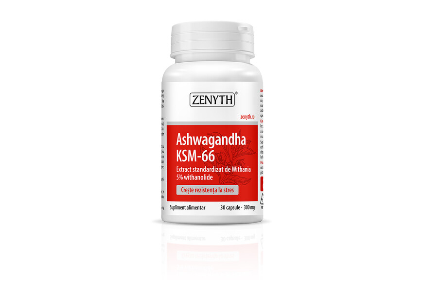 Ashwagandha KSM-66, 30 capsule, Zenyth