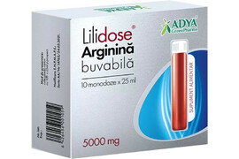 Arginina Buvabila Lilidose  5000mg, 10 monodoze x 25ml, Adya Green Pharma