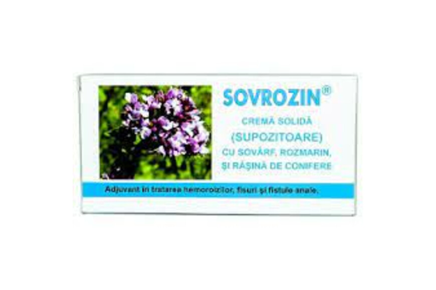 Sovrozin 10 Supozitoare 1.5g Elzin Plant