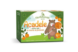 Herbitussin Kids Acadele Portocale, 4 Bucati, UPS