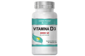 Vitamina D3 4000 UI, 30 capsule, Cosmopharm