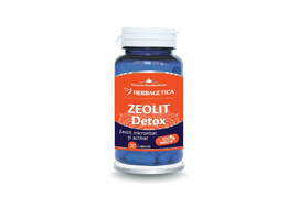 Zeolit Detox, 30 capsule, Herbagetica