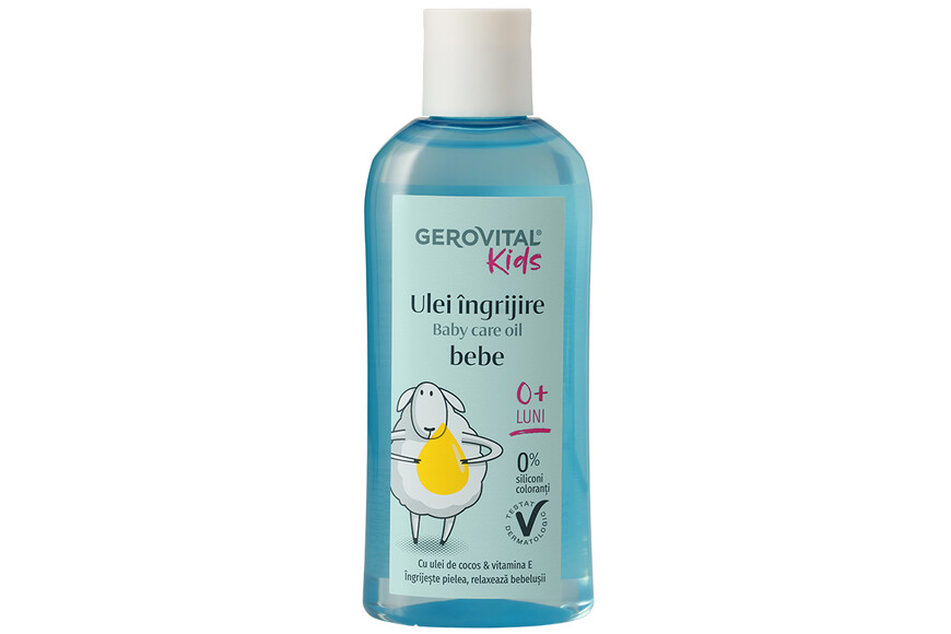 Ulei ingrijire bebe, 150 ml, Gerovital Kids