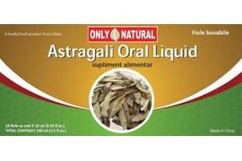 Astragal oral lichid, 10 fiole, Only Natural 
