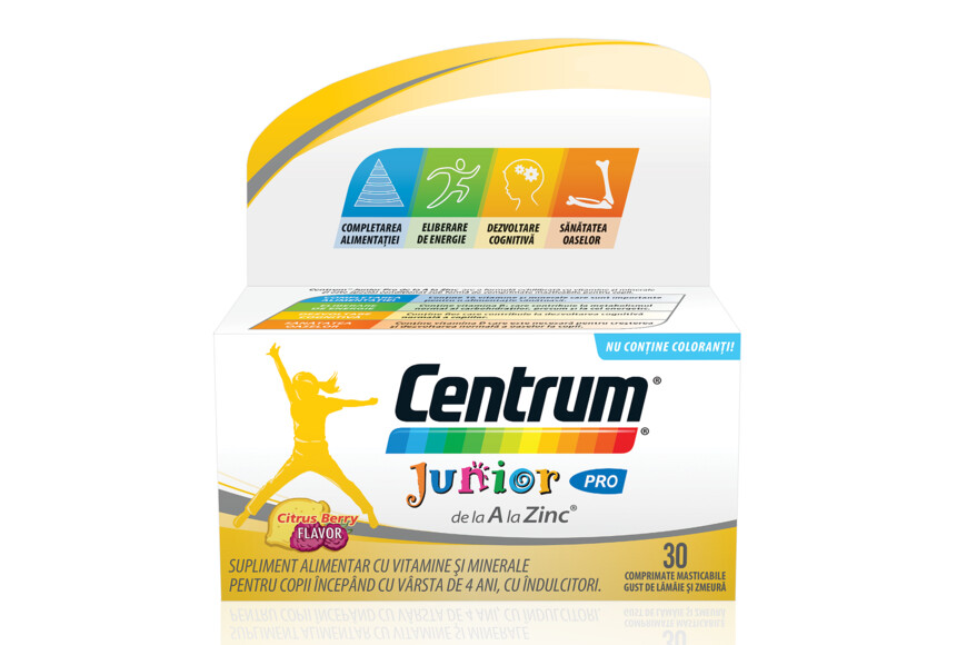Centrum Junior A-Z Pro, 30 comprimate, Gsk