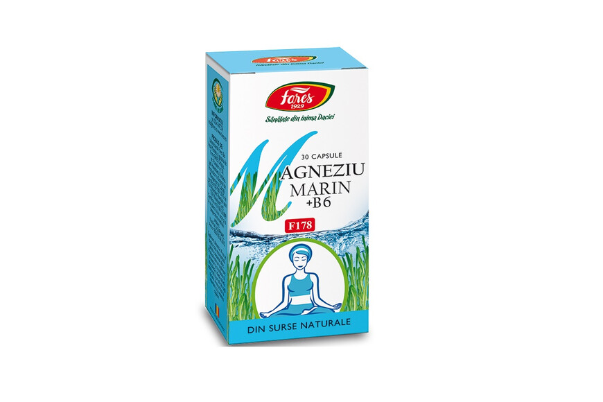 Magneziu + B6, F178, 30 capsule, Fares