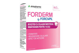 Booster cu colagen Forderm by Forcapil, 10 fiole, Arkopharma