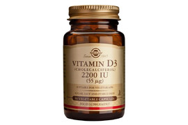 Vitamina D3 1000 UI, 100 capsule moi, Solgar