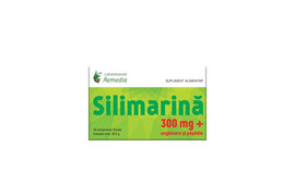 Silimarina, 450mg + Anghinare si Papadie, 30 cprimate, Remedia