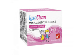 LaxaClean Miniclisme cu glicerina pentru copii , 6 bucati, Viva Pharma