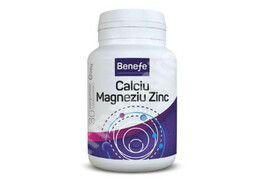 Calciu Magneziu Zinc, 30 comprimate, Benefe