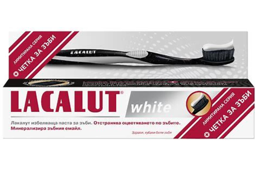 Pasta de dinti Black & White, 75 ml, Lacalut