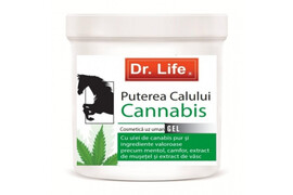 Gel Puterea Calului Cannabis,250 ml,Dr.Life