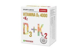 Vitamina D 4000+ K2 30 Capsule, Parafarm