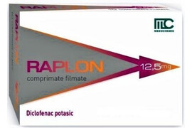 Raplon, 12,5 mg, 20 comprimate filmate, Medochemie
