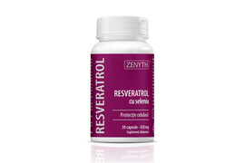 Resveratrol cu seleniu, 30 capsule, Zenyth