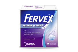 Fervex Durere si Febra, 500 mg, 16 comprimate efervescente, Upsa