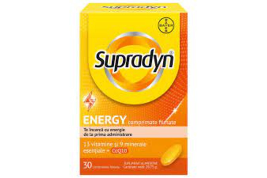Supradyn Energy cu Coenzima Q10, 30 comprimate, Bayer
