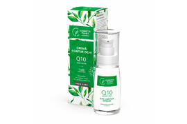 Crema contur ochi Q10, ceai verde si complex mineral energizant, 30 ml, Cosmetic Plant