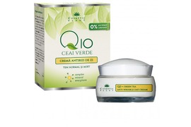 Crema antirid de zi Q10, ceai verde si complex mineral energizant, 50 ml, Cosmetic Plant 